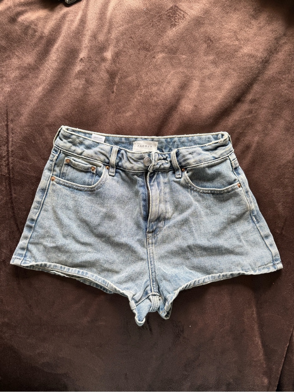 PacSun High-Rise Festival Denim Shorts, size 25